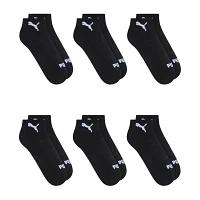 PUMA Sportstyle Training 6 Pair Quarter Ankle Socks Womens