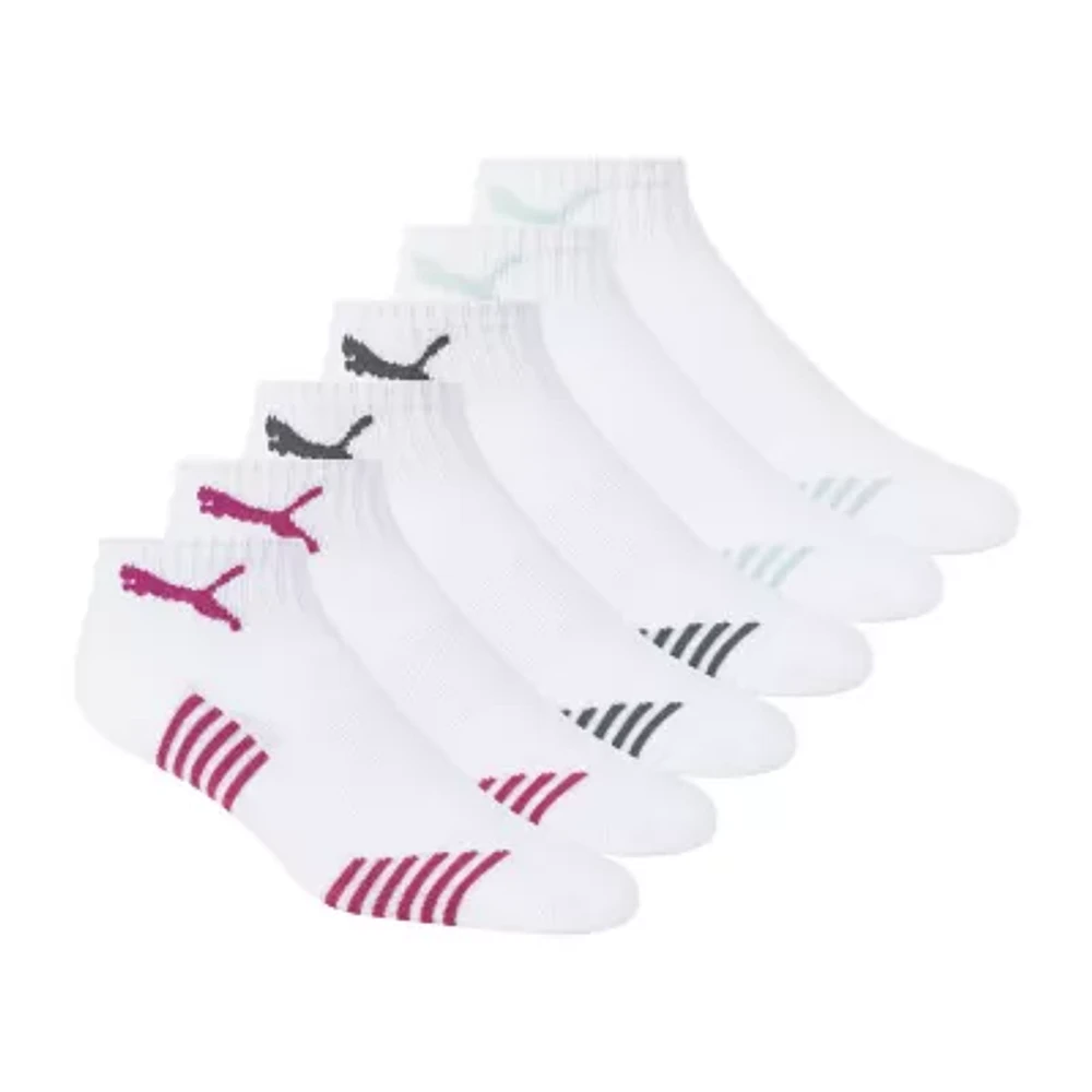 PUMA Ultimate Training 6 Pair Quarter Ankle Socks Womens