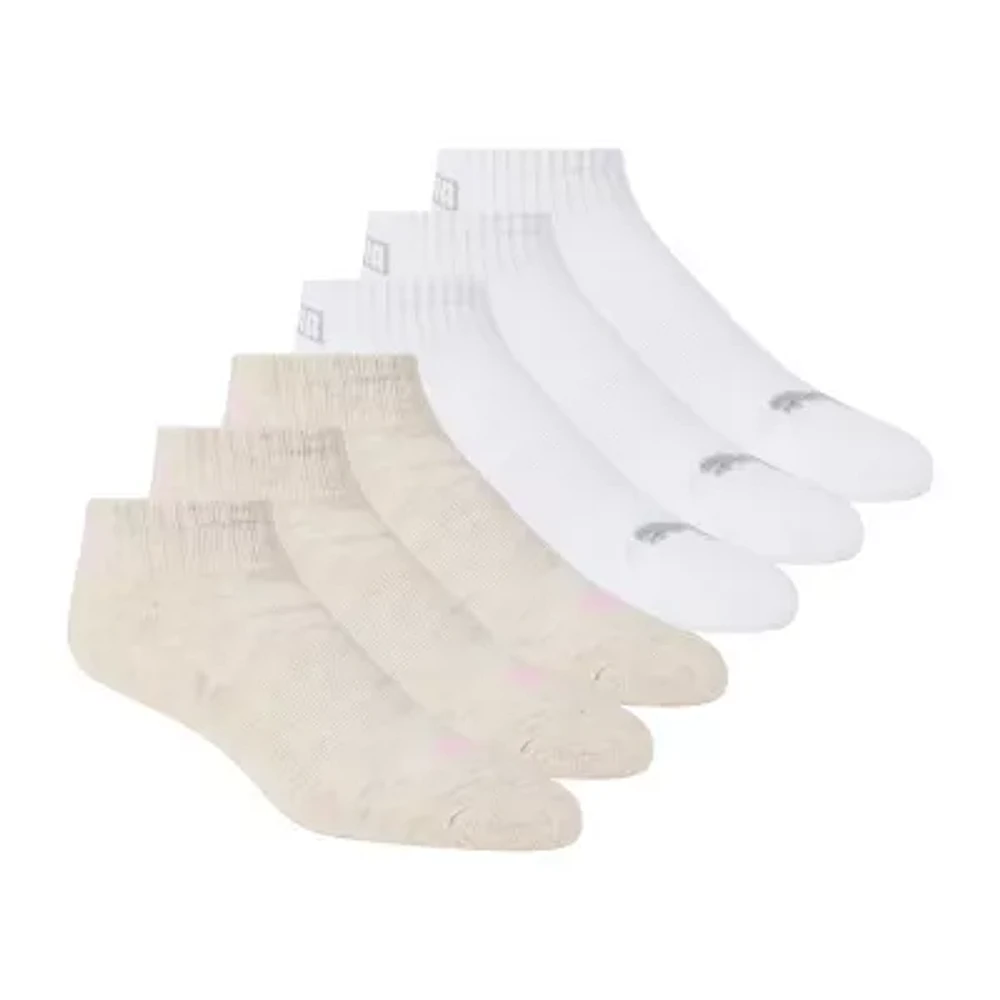 PUMA Ultimate Training 6 Pair Quarter Ankle Socks Womens