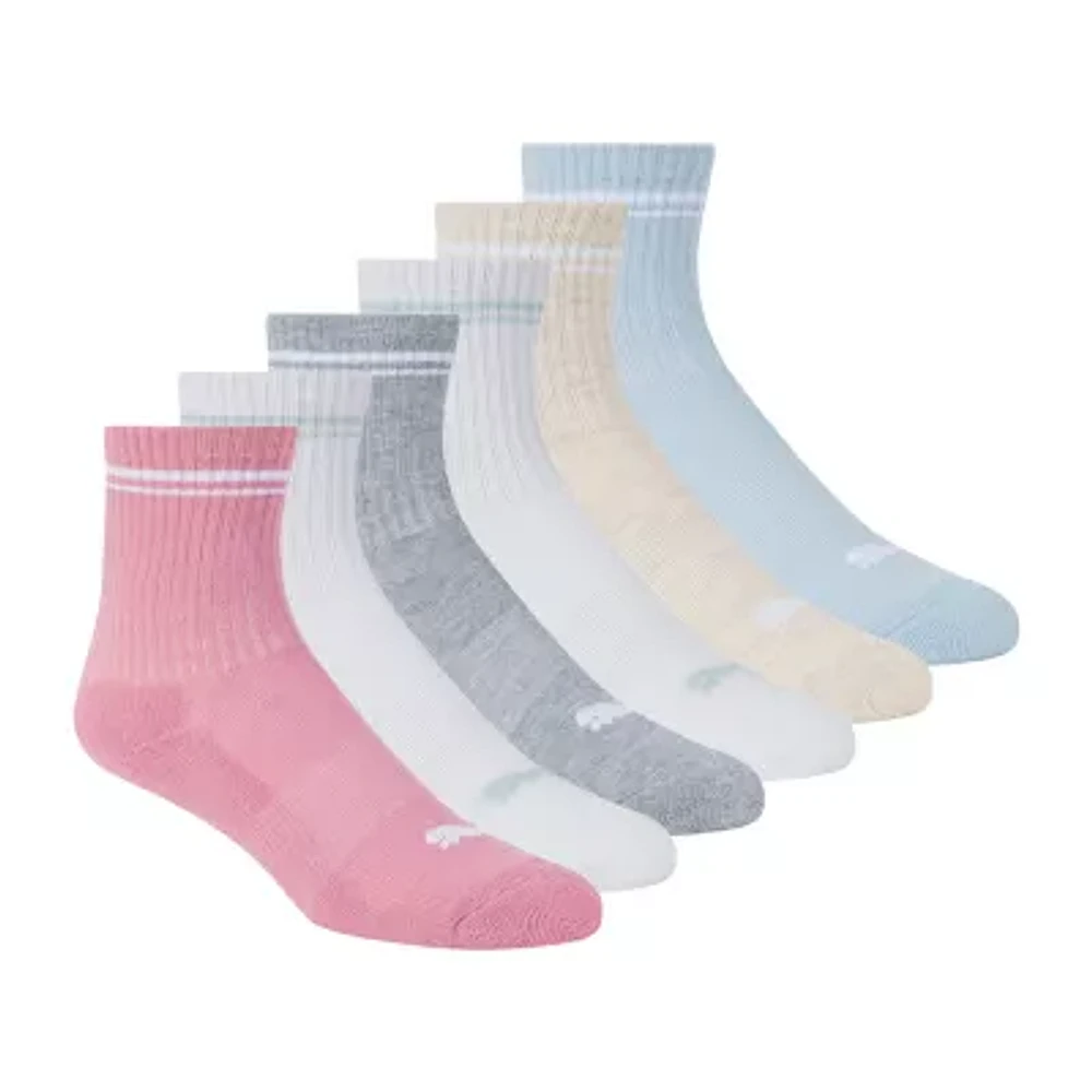 PUMA Sportstyle Training Low 6 Pair Crew Socks Womens