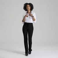 Barco One Bop597 Uplift 5-Pocket Mid-Rise Tapered Leg Womens Moisture Wicking Scrub Pants