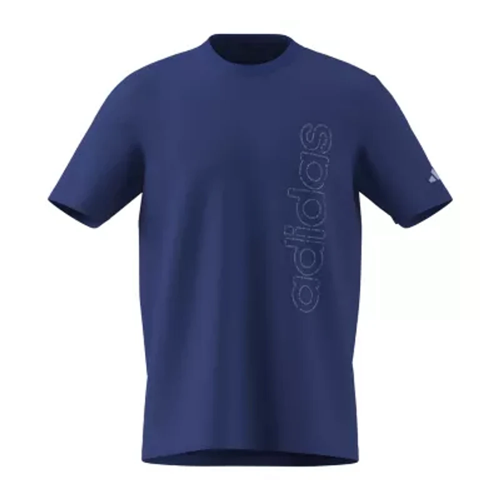 adidas Mens Crew Neck Short Sleeve T-Shirt