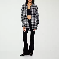 Forever 21 Juniors Plaid Womens Long Sleeve Flannel Shirt