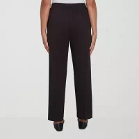 Alfred Dunner Runway Ready Womens Straight Pull-On Pants