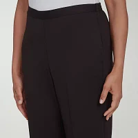 Alfred Dunner Runway Ready Womens Straight Pull-On Pants