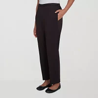 Alfred Dunner Runway Ready Womens Straight Pull-On Pants