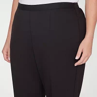 Alfred Dunner Runway Ready Womens Straight Pull-On Pants