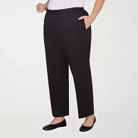 Alfred Dunner Runway Ready Womens Straight Pull-On Pants