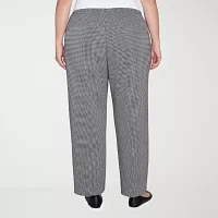 Alfred Dunner Runway Ready Womens Straight Pull-On Pants