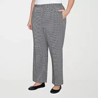 Alfred Dunner Runway Ready Womens Straight Pull-On Pants