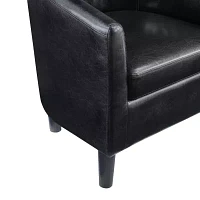 Take a Seat Churchill Accent Chair with Ottoman