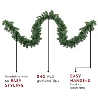 Northlight Windsor Pine Unlit Outdoor Christmas Garland