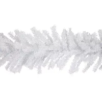 Northlight White Canadian Pine Unlit Christmas Outdoor Garland