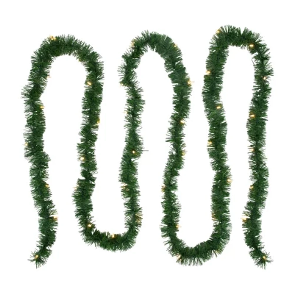 Northlight Pine With Warm White Lights Pre-Lit Christmas Indoor Garland