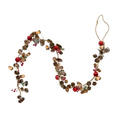 Northlight Pine Cones And Berries Unlit Christmas Indoor Garland