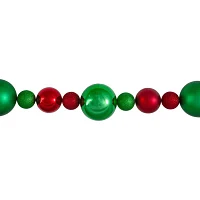 Northlight 3-Finish Shatterproof Ball Indoor Christmas Garland