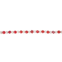 Northlight Red And White Peppermint Candy Outdoor Christmas Garland