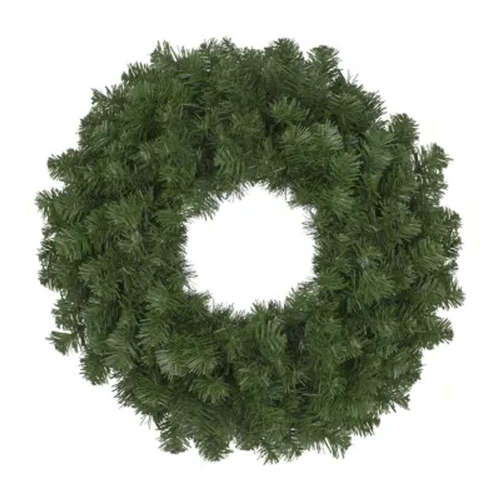 Northlight Deluxe Windsor Full Pine Unlit Indoor Christmas Wreath