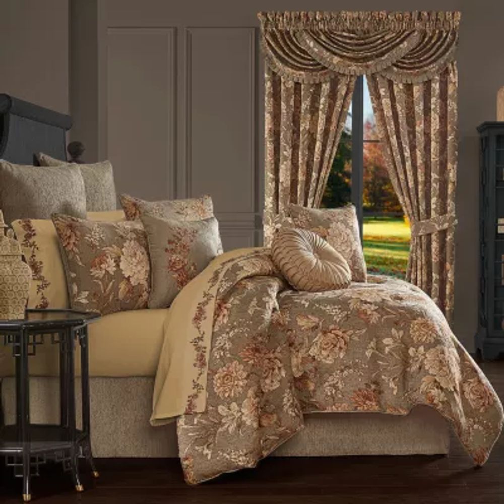 Queen Street Carmella 4-pc. Floral Comforter Set