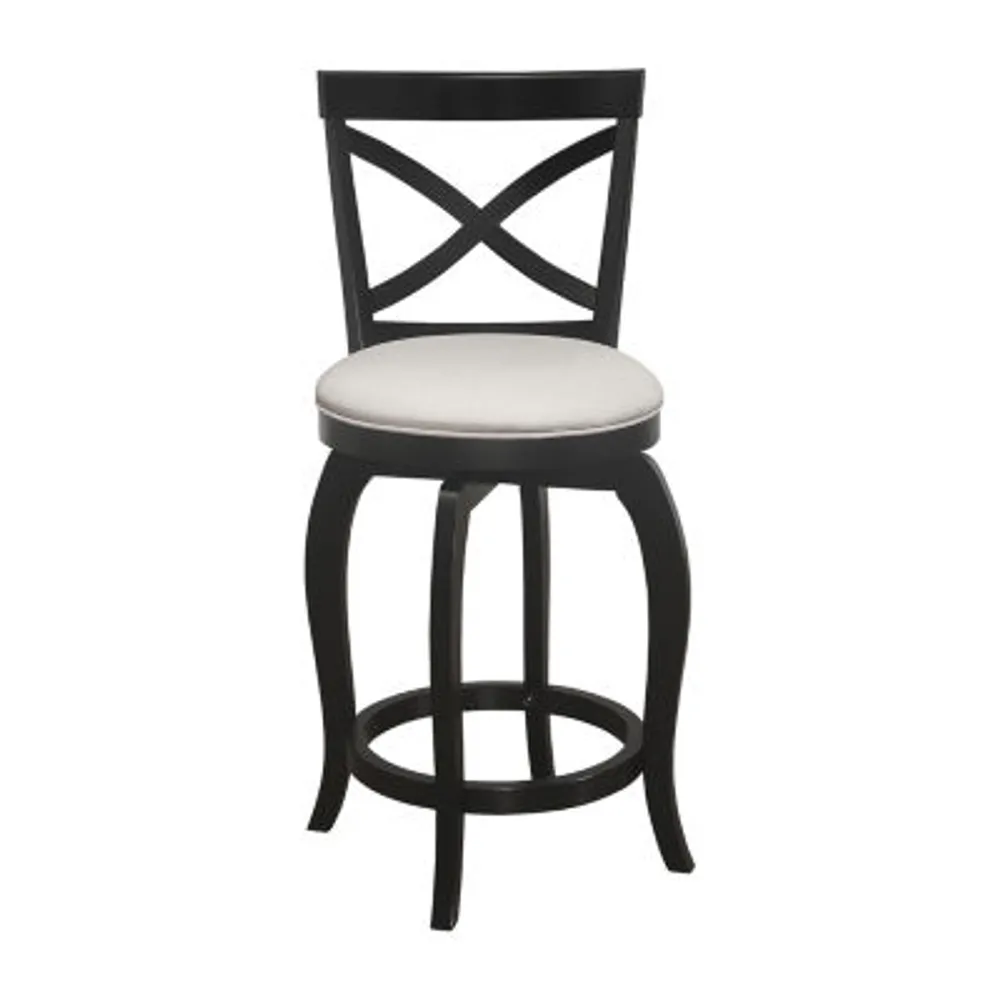 Hillsdale House Ellendale Counter Height Upholstered Swivel Bar Stool