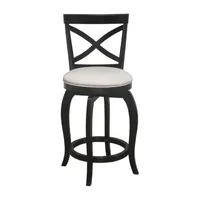 Hillsdale House Ellendale Counter Height Upholstered Swivel Bar Stool