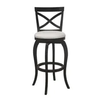 Hillsdale House Ellendale Upholstered Swivel Bar Stool