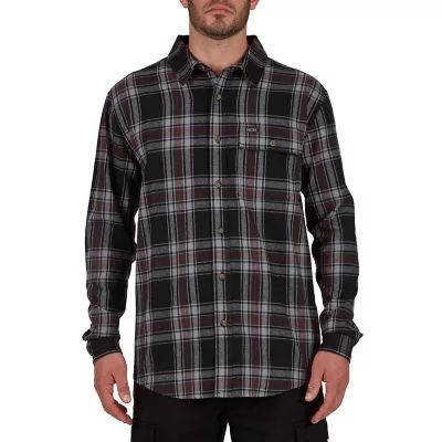 Smiths Workwear Mens Regular Fit Long Sleeve Flannel Shirt