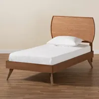 Aimi Wooden Platform Bed