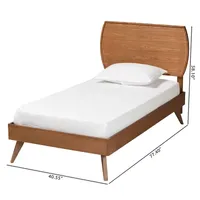 Aimi Wooden Platform Bed