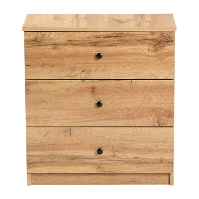 Decon Bedroom Collection Modern 3-Drawer Chest