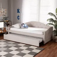 Becker Upholstered Daybed with Trundle