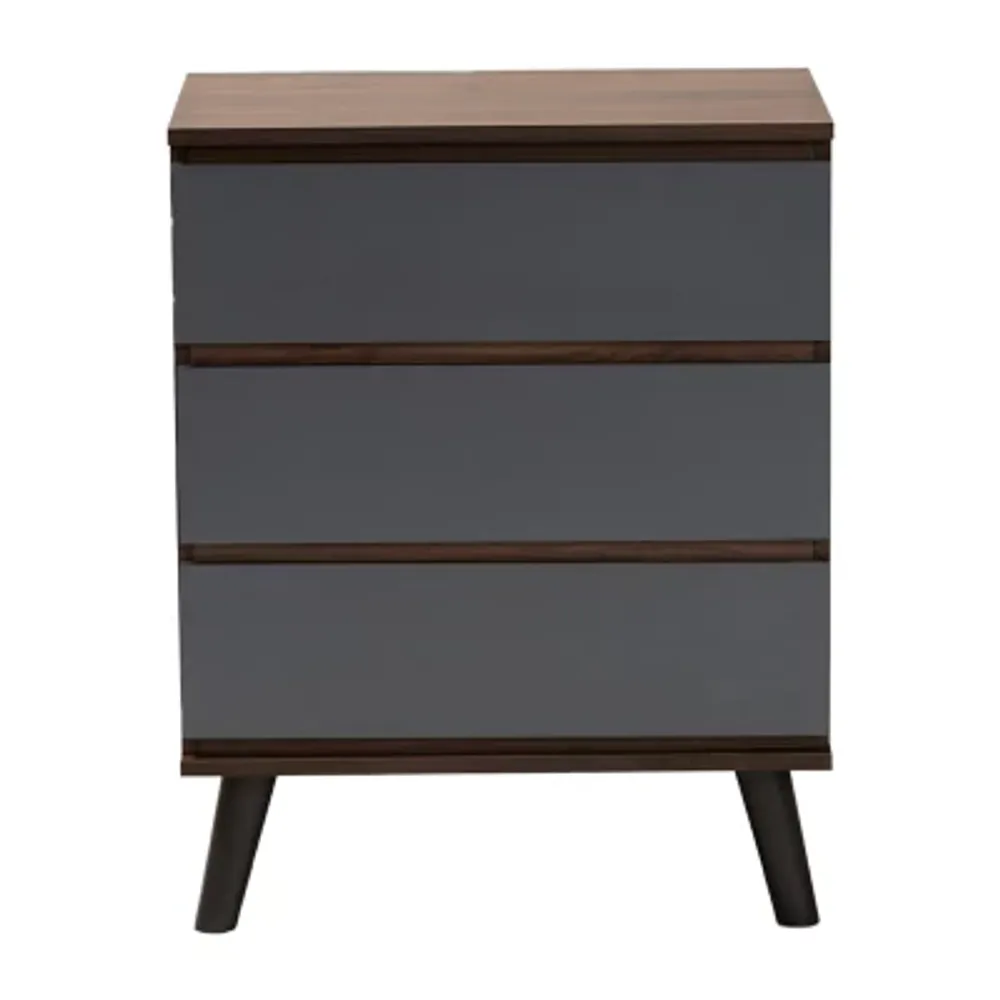 Roldan Bedroom Collection 3-Drawer Chest