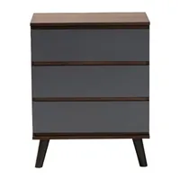 Roldan Bedroom Collection 3-Drawer Chest