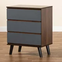 Roldan Bedroom Collection 3-Drawer Chest