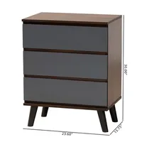 Roldan Bedroom Collection 3-Drawer Chest