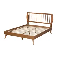 Emiko Wooden Platform Bed