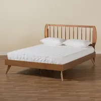 Emiko Wooden Platform Bed