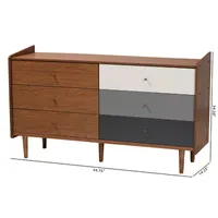 Halden Bedroom Collection 6-Drawer Dresser