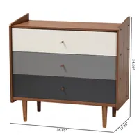 Halden Bedroom Collection 3-Drawer Chest