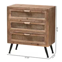 Calida Bedroom Collection 3-Drawer Chest