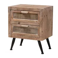 Calida Bedroom Collection Mid Century Nightstand