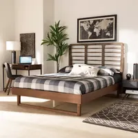 Lucie Wooden Platform Bed