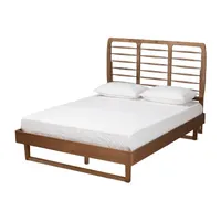 Lucie Wooden Platform Bed