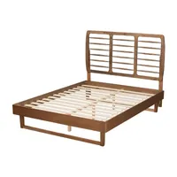 Lucie Wooden Platform Bed