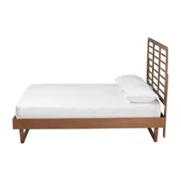 Lucie Wooden Platform Bed