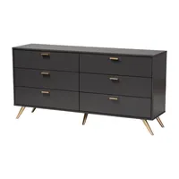 Kelson Bedroom Collection 6-Drawer Dresser