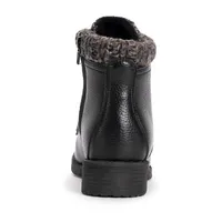 Muk Luks Womens Hiker Alps Stacked Heel Winter Boots