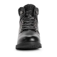 Muk Luks Womens Hiker Denali Stacked Heel Winter Boots