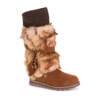 Muk Luks Womens Sigrid Leela Too Flat Heel Winter Boots