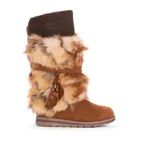 Muk Luks Womens Sigrid Leela Too Flat Heel Winter Boots